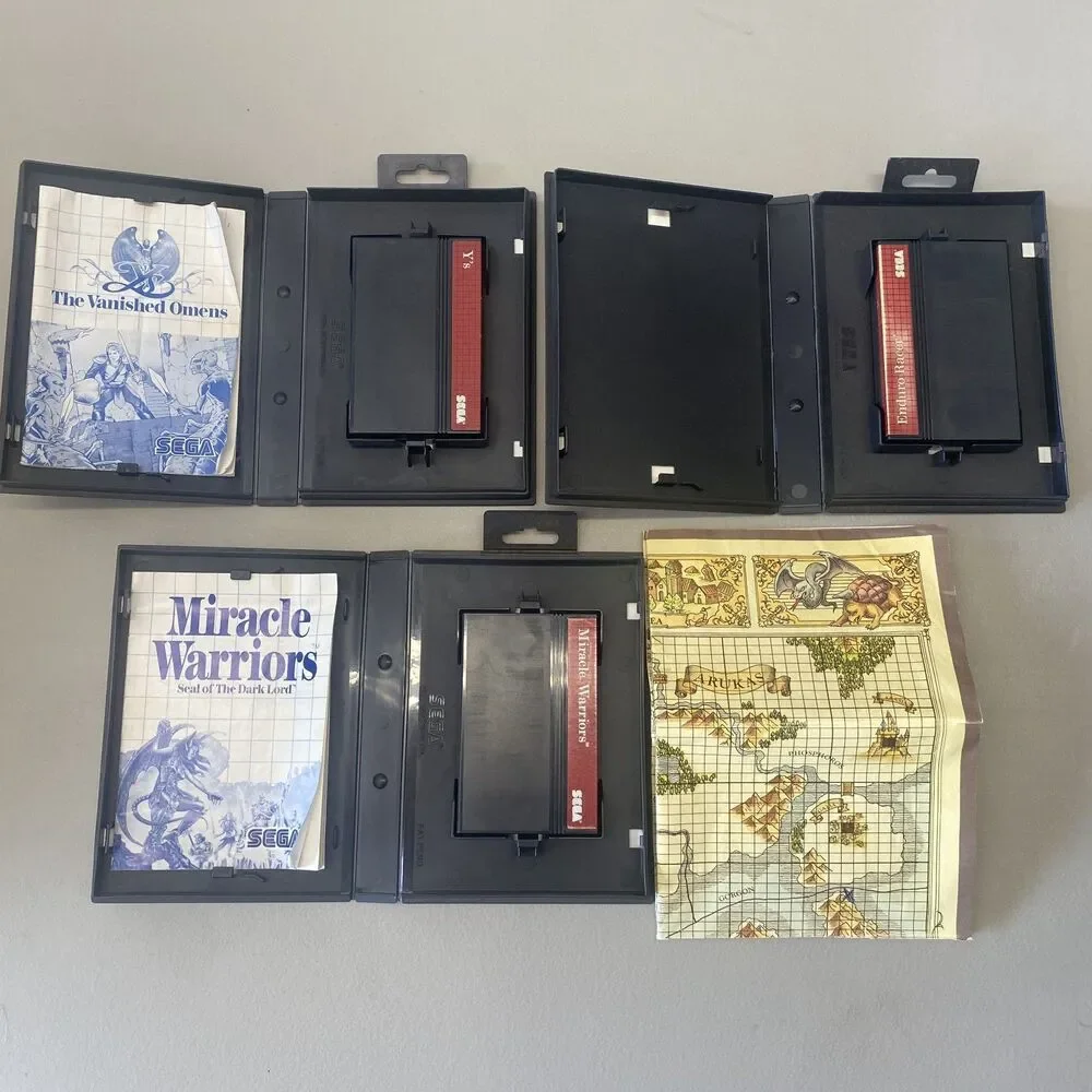 Vintage Games 13 Sega Master System Games | Rocky, Zillion 2, Out Run, Alex Kidd
